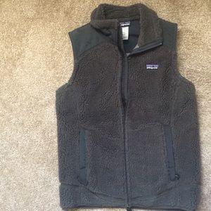 Gray Patagonia Pile Vest